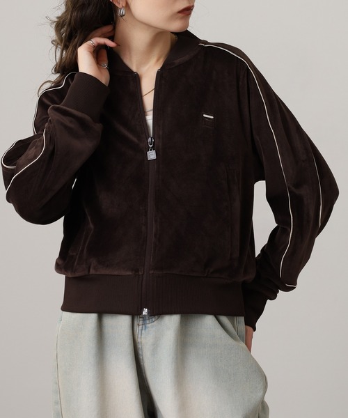 FILA（フィラ） ブルゾン アウター FILA VEROUR JACKET ジップアップ