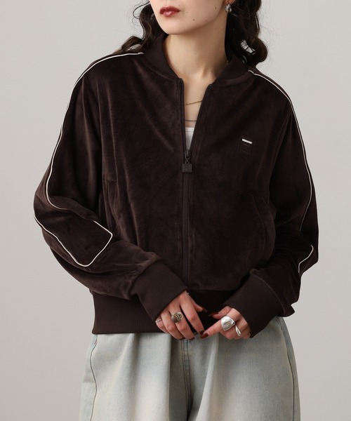 FILA（フィラ） ブルゾン アウター FILA VEROUR JACKET ジップアップ