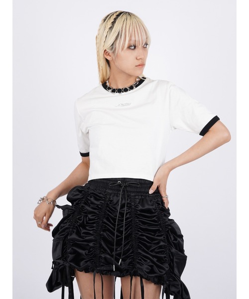 「PAMEO POSE」 半袖Tシャツ FREE ブラウン レディース_画像4