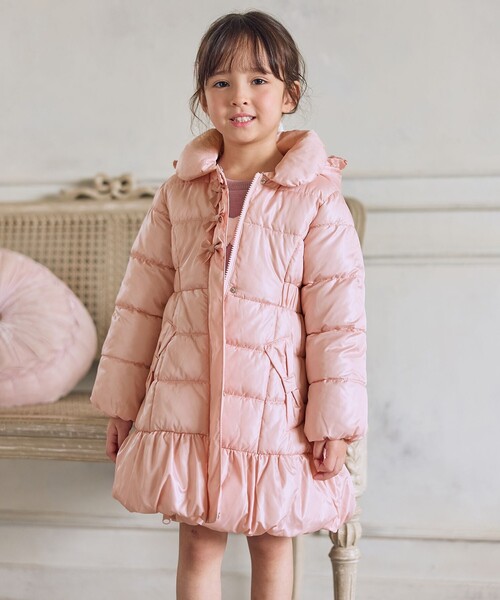 ANY（エニィ） ダウン アウター 「フード取り外し/洗濯機可能」Aライン