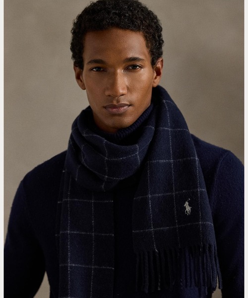 POLO RALPH LAUREN（ポロ・ラルフローレン） マフラー ウィンドウペン
