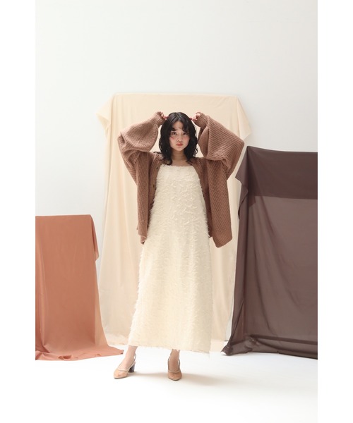 その他 * muguet * muguet（ミュゲ） ニットカーディガン FREE ブラウン レディース
