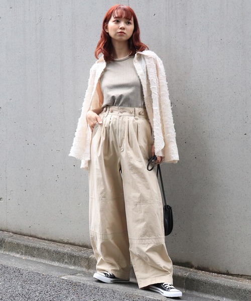 「DOUBLE NAME」 パンツ FREE ネイビー レディース_画像7