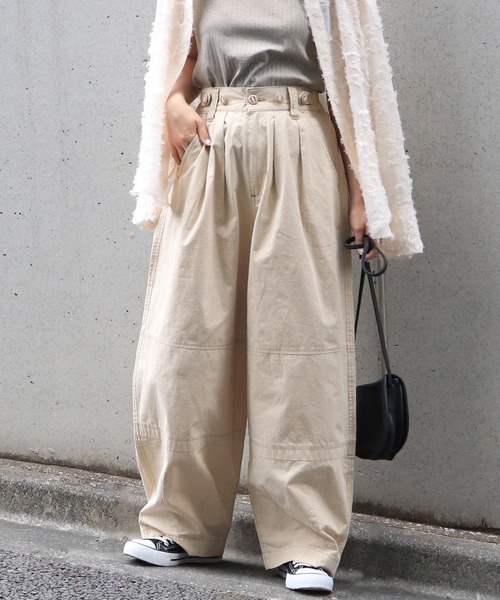 「DOUBLE NAME」 パンツ FREE ネイビー レディース_画像9