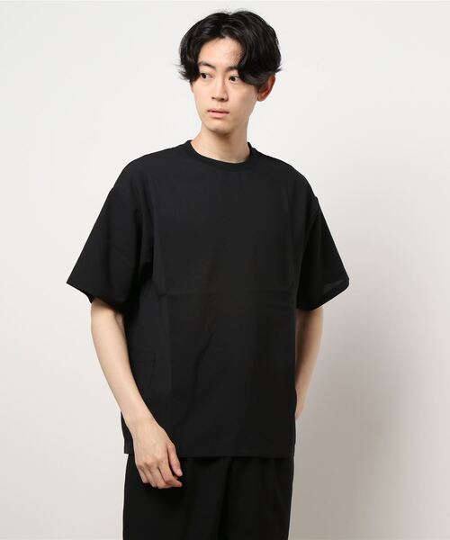 「MYSELF ABAHOUSE」 半袖シャツ 46 ブラック メンズ_画像8