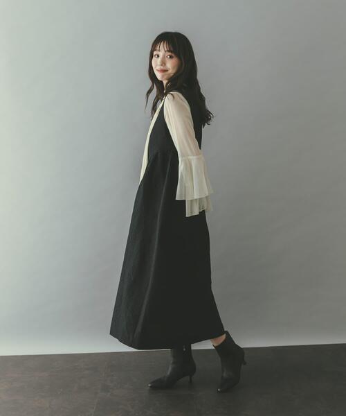 ワンピース ジャガードフォルムレイヤードワンピース : ZOZOTOWN Yahoo