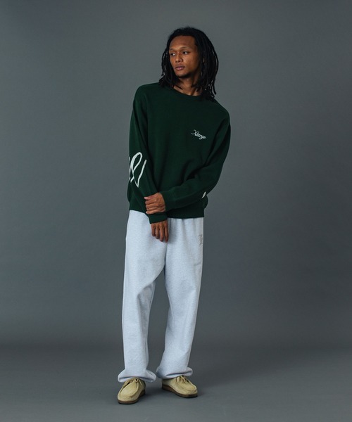 RLX ダークグリーン スウェット Lサイズ XLARGE（エクストラ ラージ） スウェットパンツ ジャージ OLD ENGLISH