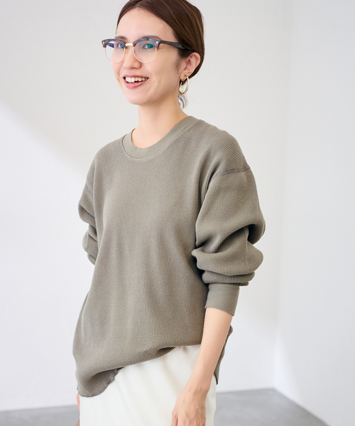 FRAMeWORK（フレームワーク） tシャツ SOFT GOODS サーマルクルー