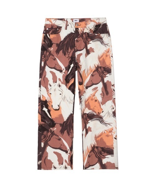 OBEY（オベイ） ジーンズ OBEY CLASSIC BAGGY PRINTED DENIM（オベイ 