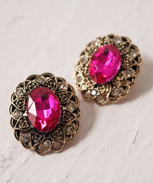 ♡ハンドメイド♡ビジューピアスorイヤリング№470 Port（ポート） ピアス 「 」 デザイン ビジュー ピアス # レディース