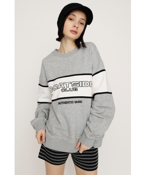トレーナー/スウェット SLY 4XL SW TOPS SLY（スライ） トレーナー スウェット BLOCKING LINE LOGO SW TOPS