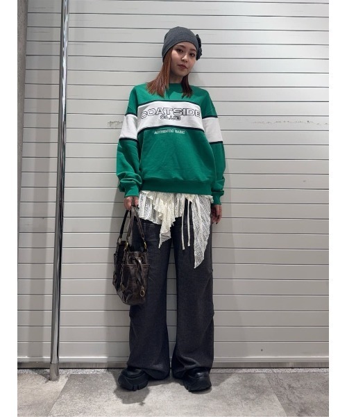 トレーナー/スウェット SLY 4XL SW TOPS SLY（スライ） トレーナー スウェット BLOCKING LINE LOGO SW TOPS