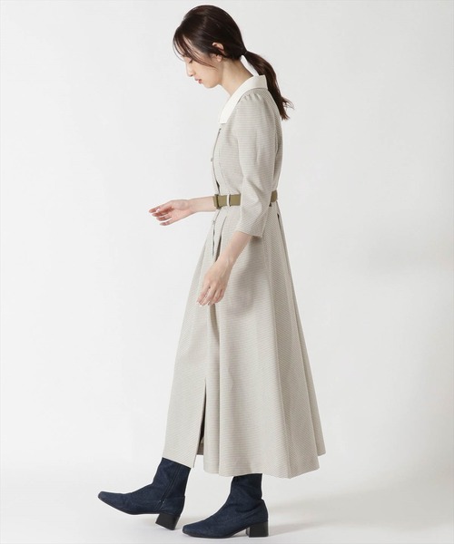 「REDYAZEL」 半袖ワンピース MEDIUM オフホワイト レディースの画像