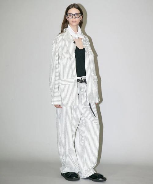 my beautiful landlet　白色　セットアップ my beautiful landlet（マイビューティフルランドレット） パンツ 「my