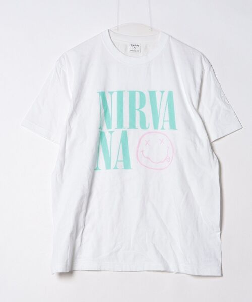 「NIRVANA」 半袖Tシャツ M ホワイト レディース_画像2