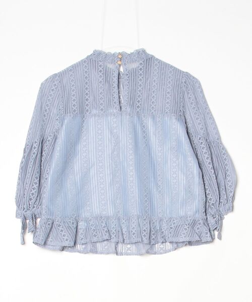 「31 Sons de mode」 半袖ブラウス 38 ブルー レディース_画像2