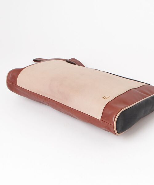 「MySuelly」 ワンポイントクラッチバッグ - ブラウン レディース_画像3