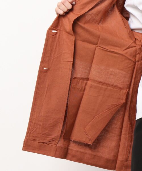 「and it_」 テーラードジャケット M グレイッシュベージュ レディース_画像5