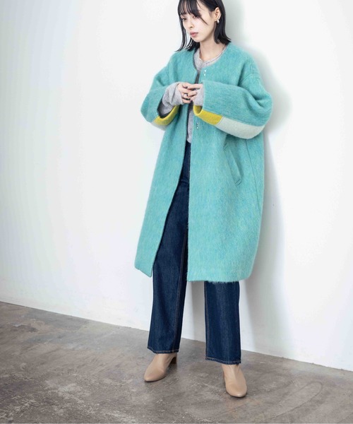 「Eimee Law」 コート 38 グレー レディース_画像3