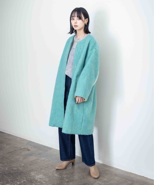 「Eimee Law」 コート 38 グレー レディース_画像9