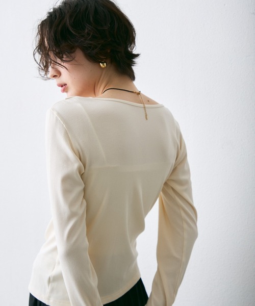 Trish（トリッシュ） tシャツ テレコドレープロンT レディース