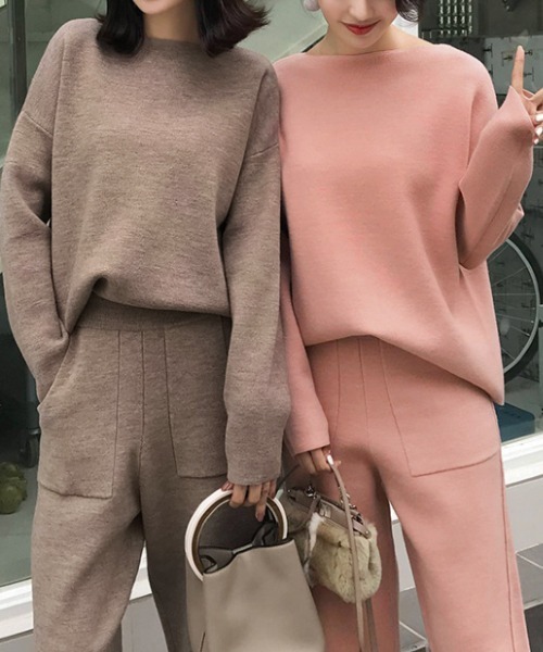 「a lot of love」 セットアップ L ライトグレー レディース_画像4