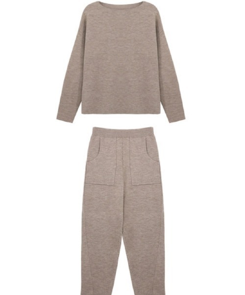 「a lot of love」 セットアップ L ライトグレー レディース_画像5