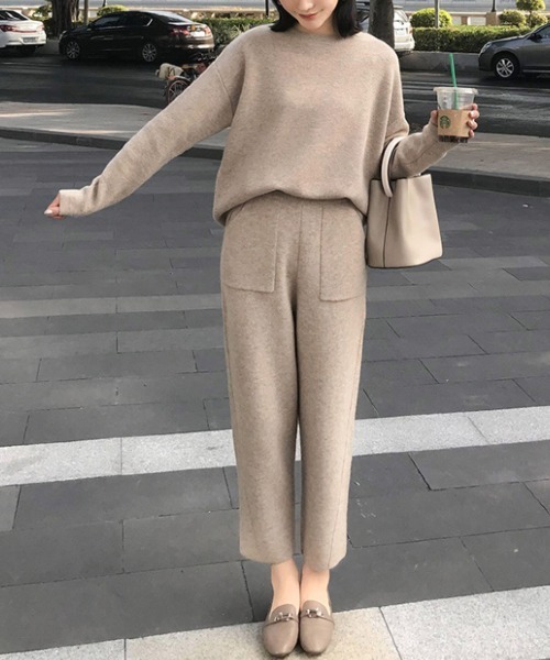 「a lot of love」 セットアップ L ライトグレー レディース_画像8