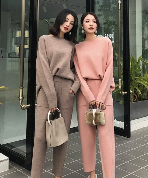 「a lot of love」 セットアップ L ライトグレー レディース_画像9