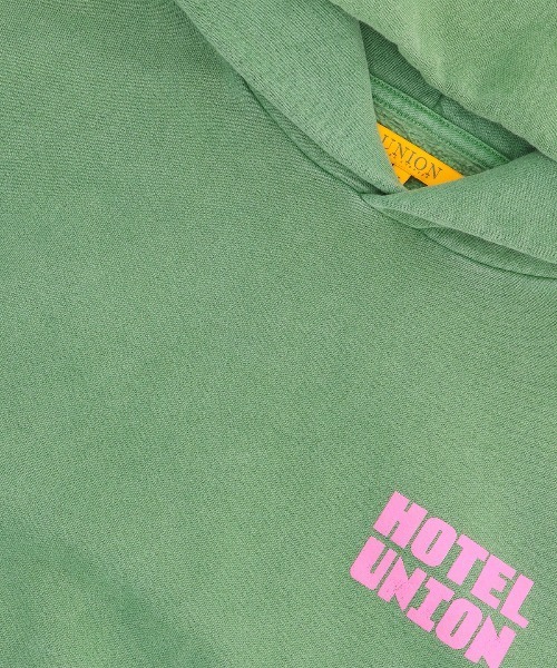 「UNION（UNION TOKYO）」 プルオーバーパーカー LARGE ブラック メンズの画像
