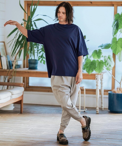 「CAMBIO」 半袖Tシャツ M ブラック メンズ_画像6