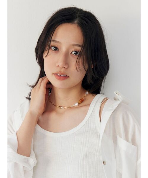 ネックレス 淡水パールネックレス レディースの画像