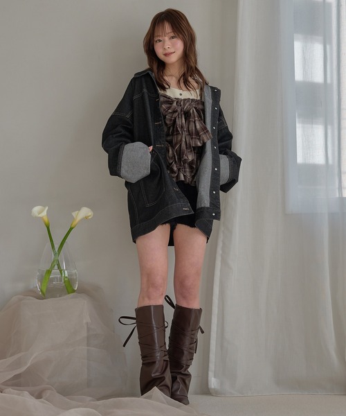 mideal（マイディール） デニムジャケット gジャン denim over jacket