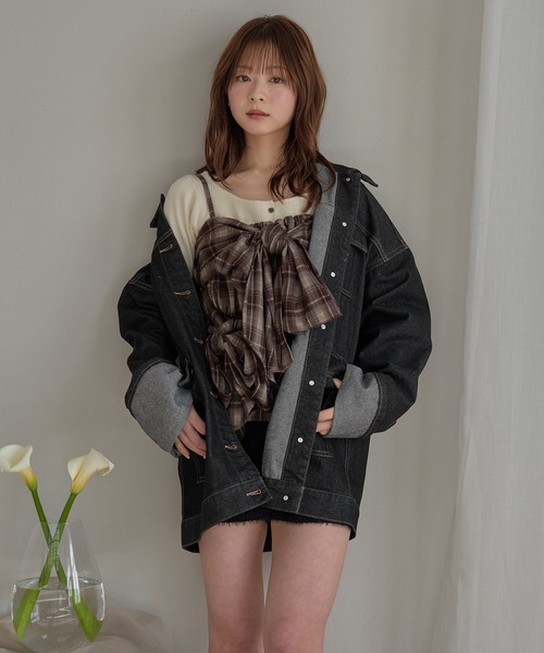 mideal（マイディール） デニムジャケット gジャン denim over jacket