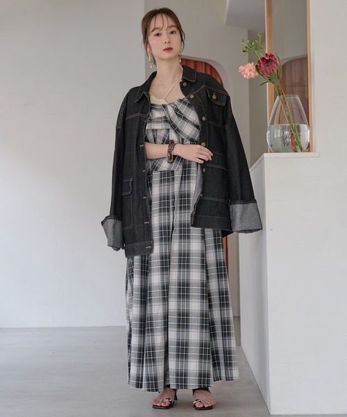 mideal（マイディール） デニムジャケット gジャン denim over jacket