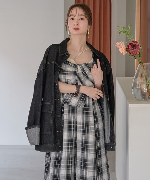 mideal（マイディール） デニムジャケット gジャン denim over jacket