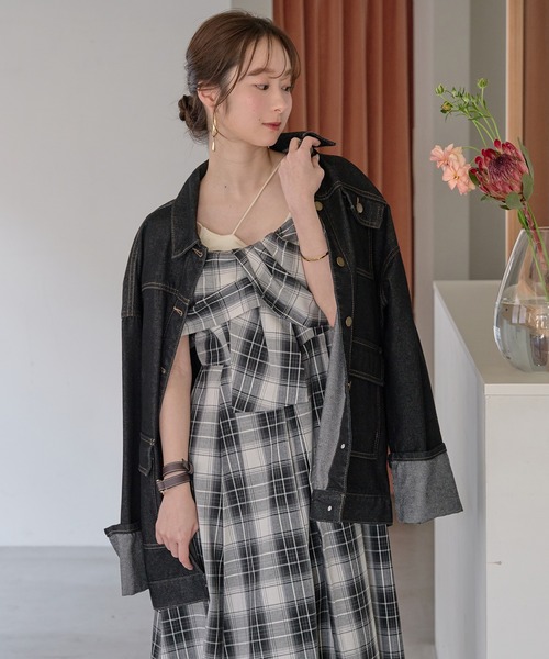 mideal（マイディール） デニムジャケット gジャン denim over jacket