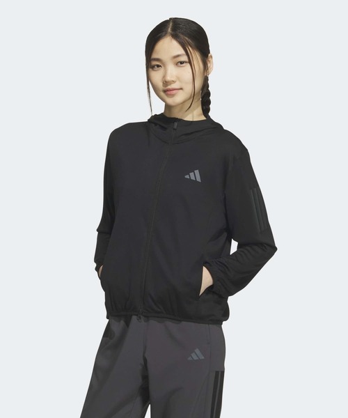 adidas ニットパーカー adidas - adidas ニットパーカーの通販 by ふー's ｜アディダスならラクマ