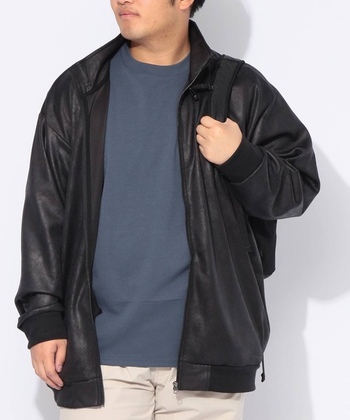 ブルゾン アウター ジャケット メンズ 大きいサイズ フルジップ