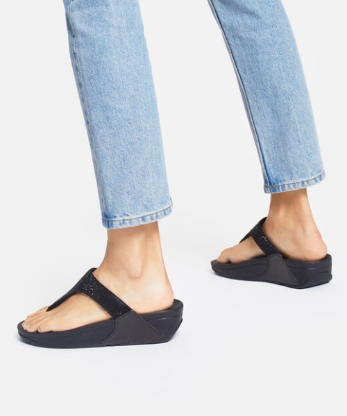 「fitflop」 ビーチサンダル US6 ブラック レディース_画像5