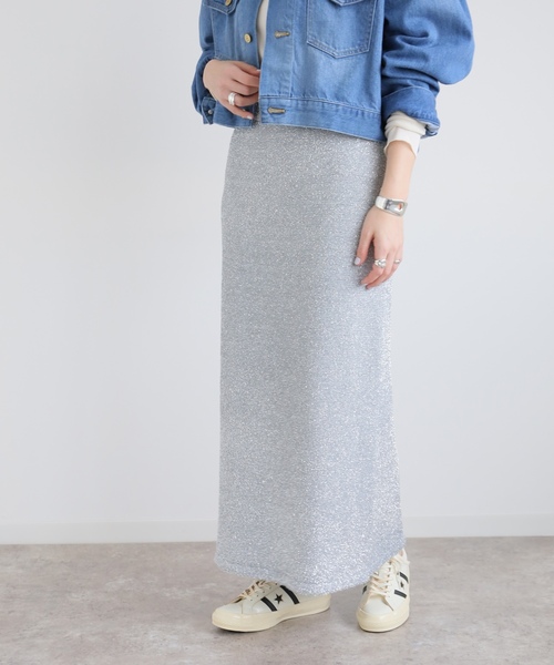 「journal standard L'essage」 ロングスカート - ブラック レディース_画像3