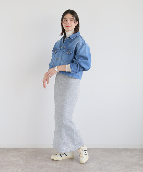 「journal standard L'essage」 ロングスカート - ブラック レディース_画像7