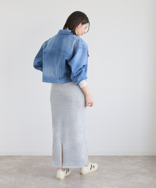 「journal standard L'essage」 ロングスカート - ブラック レディース_画像9
