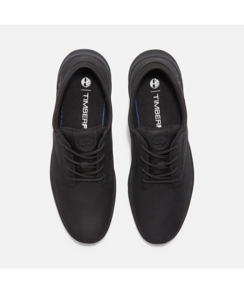 「Timberland」 レザーシューズ 26.0cm ダークブラック メンズ_画像2