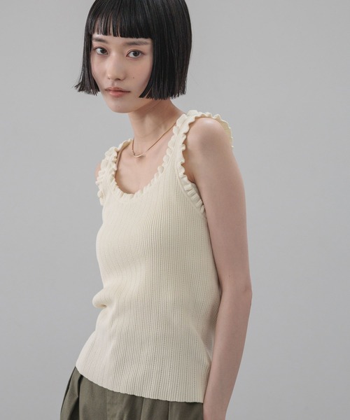 LOWRYS FARM（ローリーズファーム） タンクトップ ノースリーブ フリル