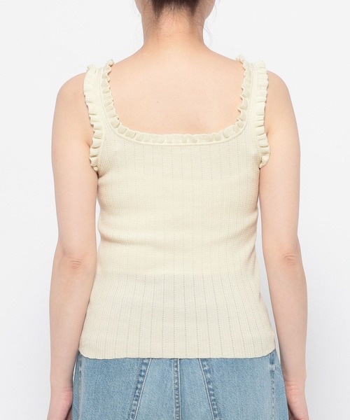 LOWRYS FARM（ローリーズファーム） タンクトップ ノースリーブ フリル