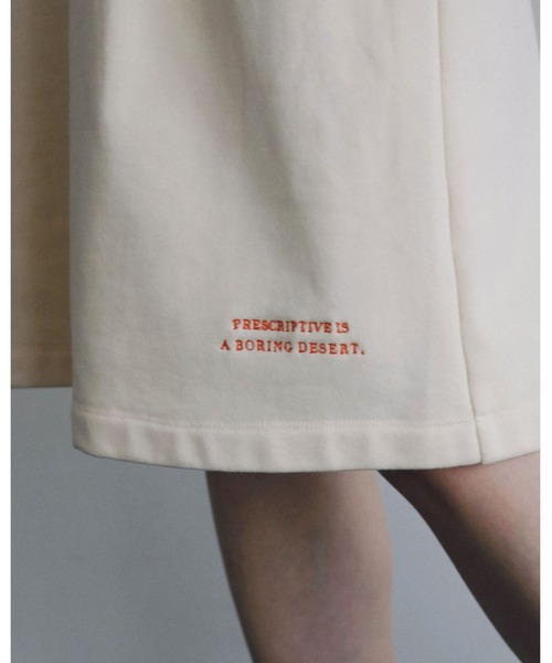 anuke（アンヌーク） ハーフパンツ パンツ 短パン Embroidery Half