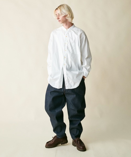 「rehacer」 デニムパンツ MEDIUM インディゴブルー メンズ_画像6