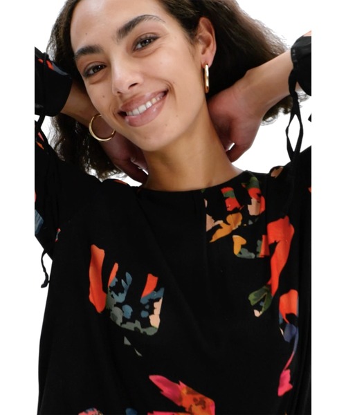 「Desigual」 7分袖ブラウス S ブラック レディース_画像8