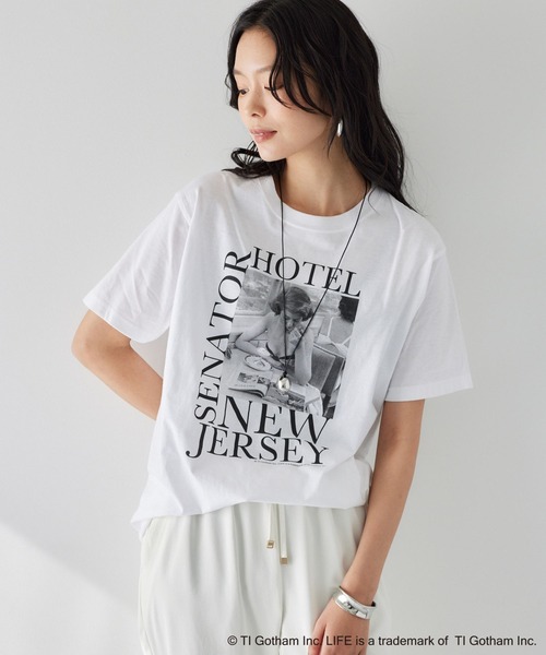 「GOOD ROCK SPEED」 半袖Tシャツ FREE ホワイト レディース_画像3